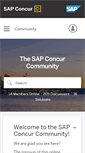 Mobile Screenshot of community.concur.com